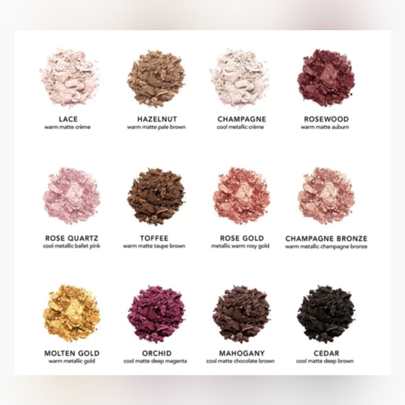 5/75$ JOUER COSMETICS Rose Gold Shimmer Palette - Picture 14 of 16